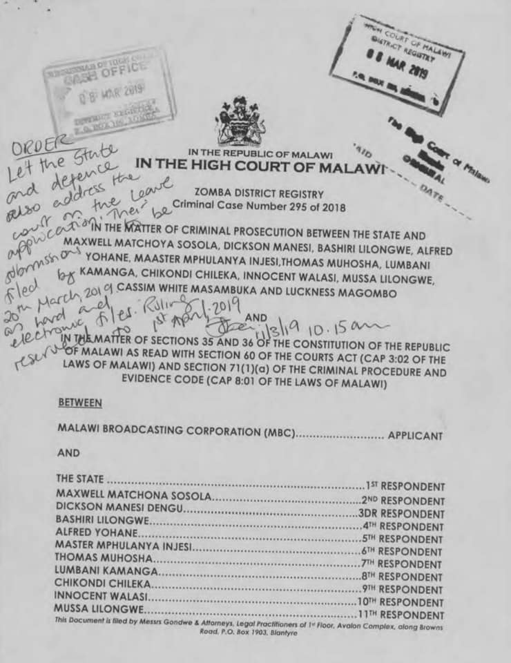 DPP’s kindergarten plan to implicate Chilima and Bishop Msusa on killings of people living with albinism is unfortunate