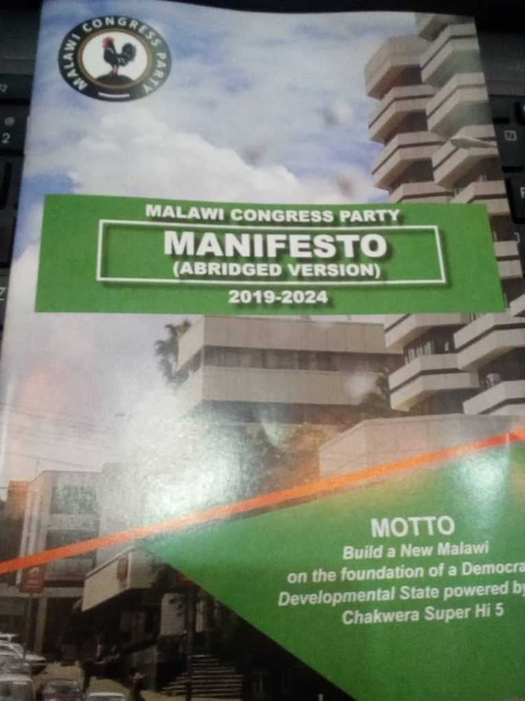 MCP launches 2019-2024 Manifesto with hope for servant leadership…agent of change, transformation