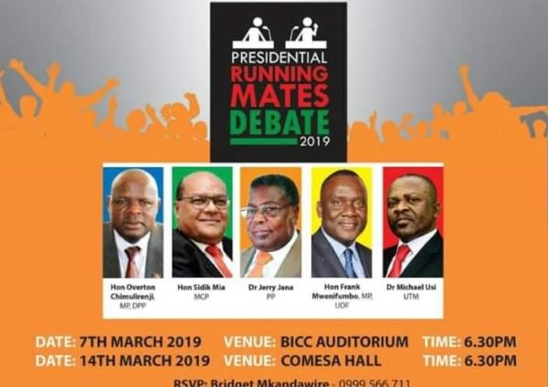 Any Political Party; Presidential and Running Mate Shunning National Debate by Media Houses of Malawi Disqualifies Themselves from Being at the Ballot List of MEC