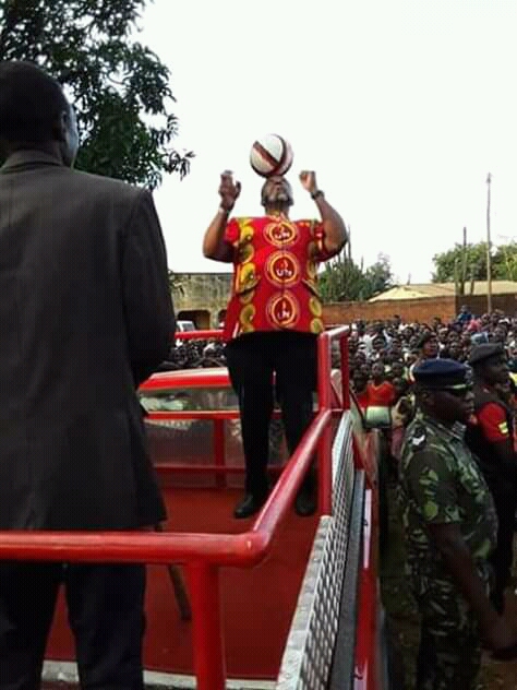 The soccer star Chilima..As Dedza itches for UTM Party’s voice of hope