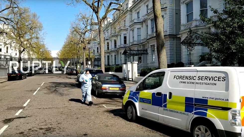 London police fire shots & seal off Ukrainian Embassy after ‘ramming attack’ on envoy’s car