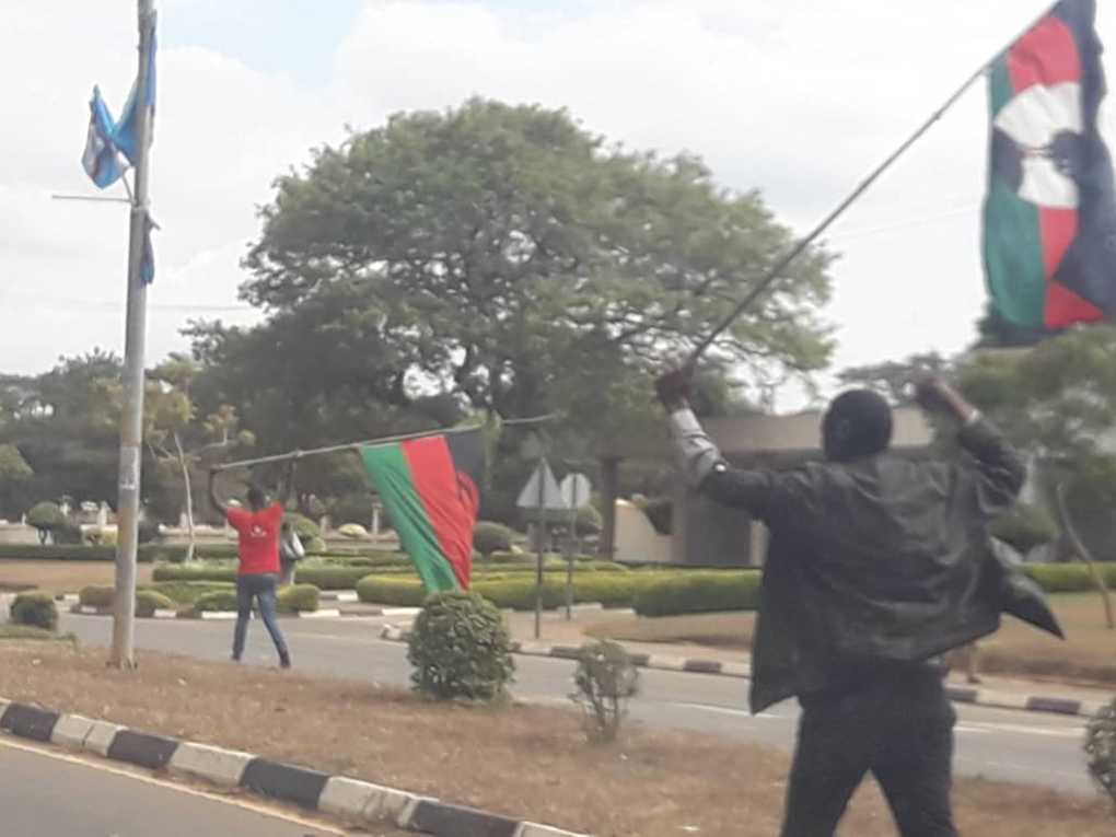 #Malawi2019Votes: MCP supporters cause violence in Lilongwe City streets