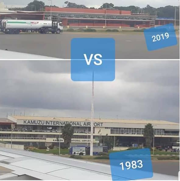 Malawians on social media ridicule President Mutharika’s 3 newly constructed KIA terminals… Is this a maternity wing?