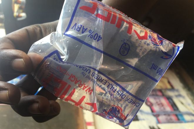 Uganda bans alcohol sold in sachets