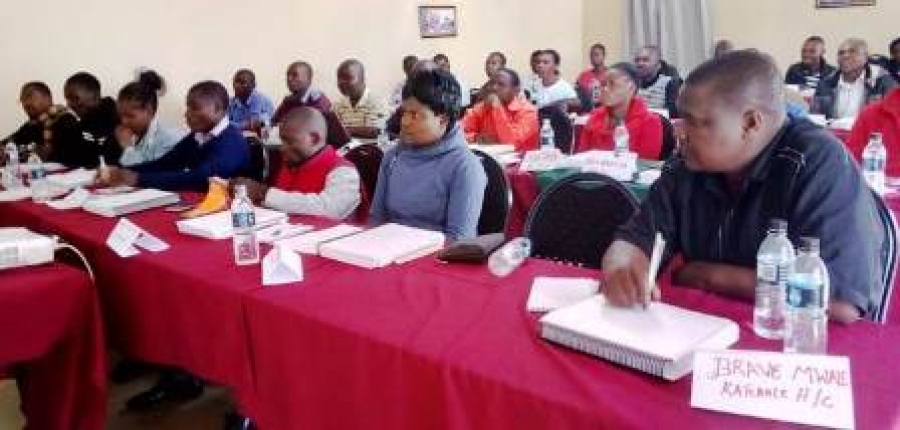 Malawi Health workers trained in data management systems
