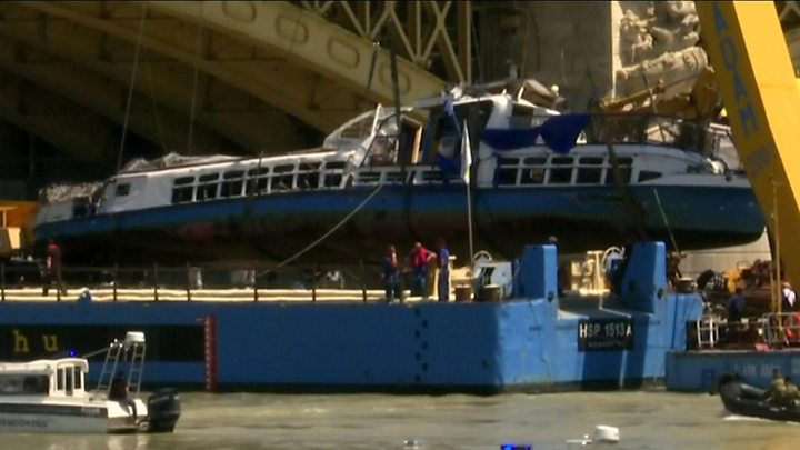 Danube boat accident: More bodies found as vessel is raised in Hungary