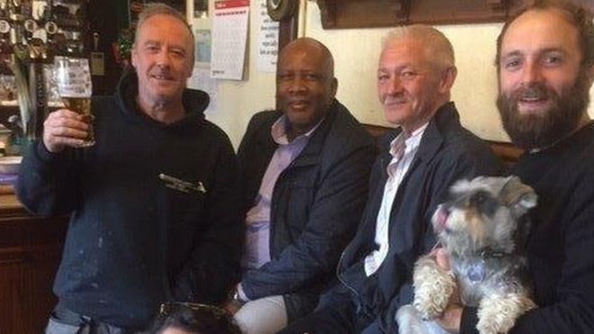 Lesotho King in surprise visit to UK pub