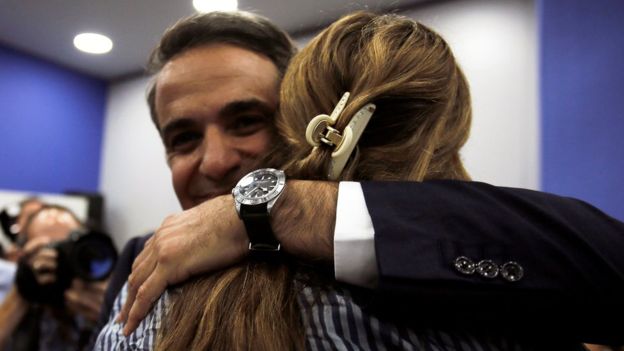 Greece elections: Centre-right regains power under Kyriakos Mitsotakis