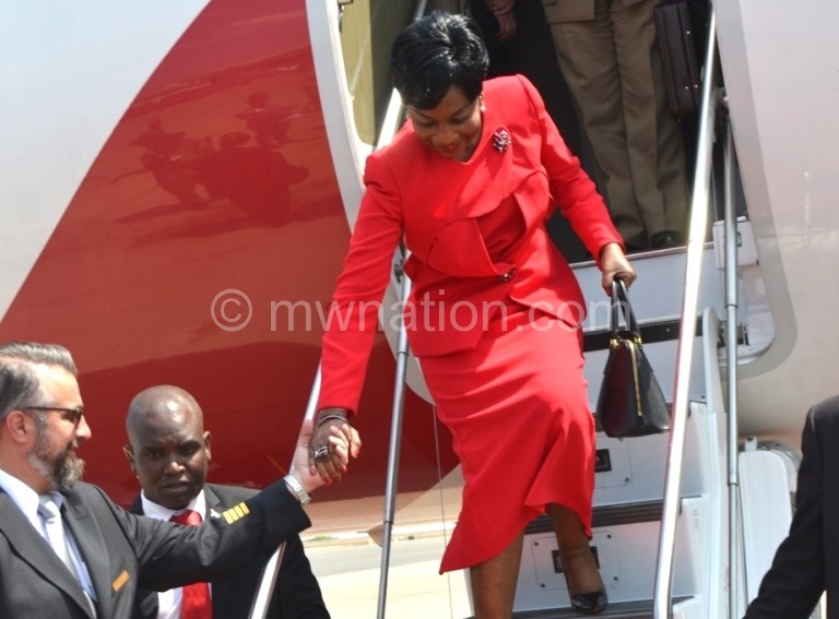 Malawi First lady Mutharika’s UK private trip drains Govt K30m