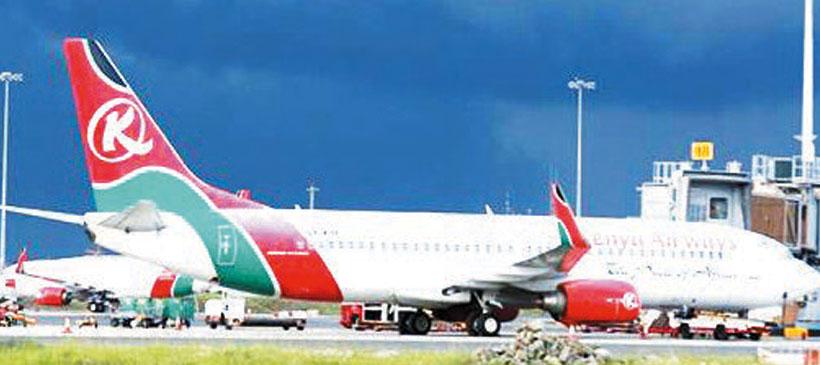 Man falls from Kenyan Airways’ aeroplane