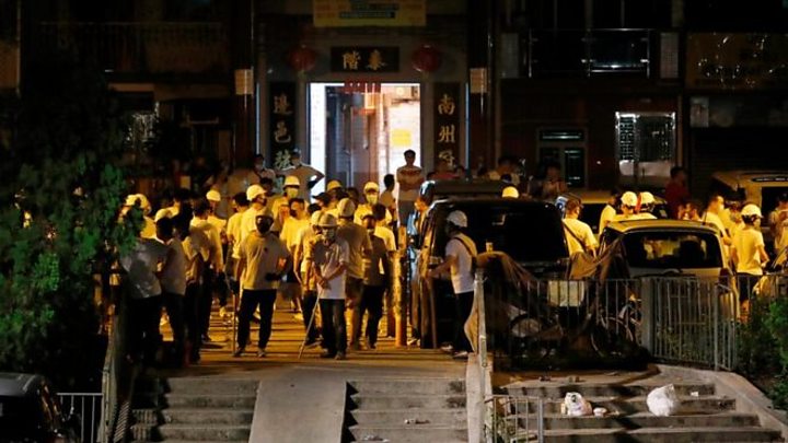 Hong Kong protests: Armed mob violence leaves city in shock
