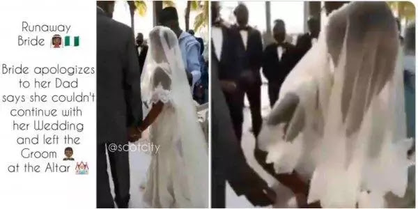 Nigerian bride cancels wedding on wedding day, right at the altar