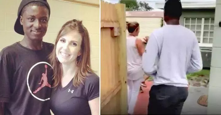 Florida homeless man shockingly welcomed by his 8th grade teacher to her home after released from jail