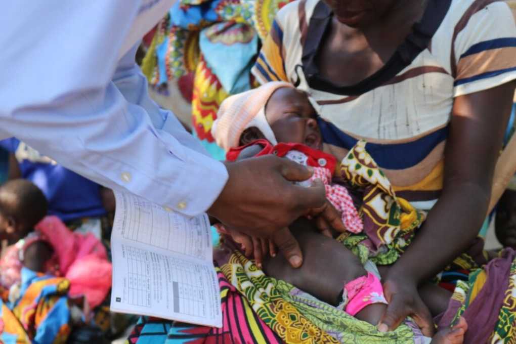 Place of little hope with Amref Health Africa hand