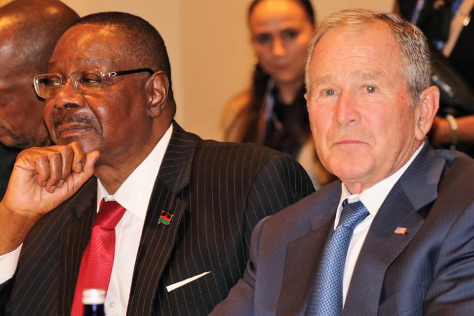 Intriguing picture of Malawi President with Former US President George W. Bush explained