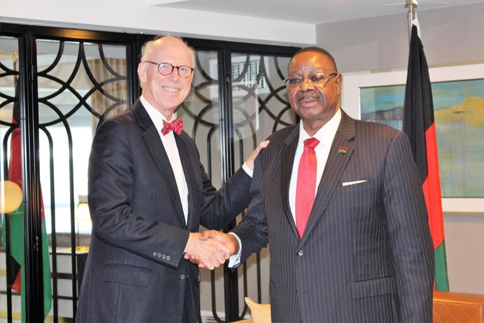 Peter Mutharika hobnobs with the rich in New York to lure their investments to Malawi