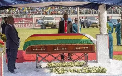 Leo Mugabe says ‘there will be no person in the coffin’ #mugabeburial