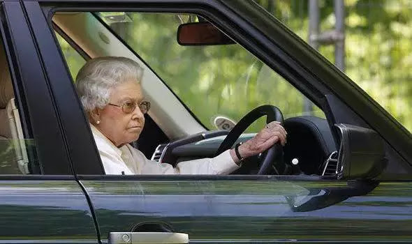 The Queen is the only person in UK who is allowed to drive without a licence….she never took a driving test