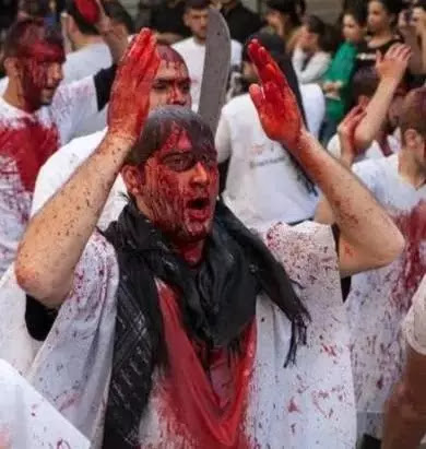 Man accidentally beheads himself while participating in a traditional Islamic mourning ritual