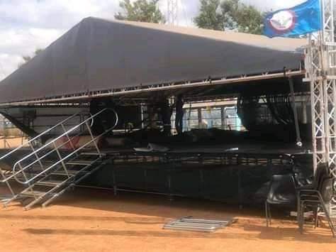 Malawi President Mutharika’s institute stage collapses ahead of USA’s 250 xul project launch