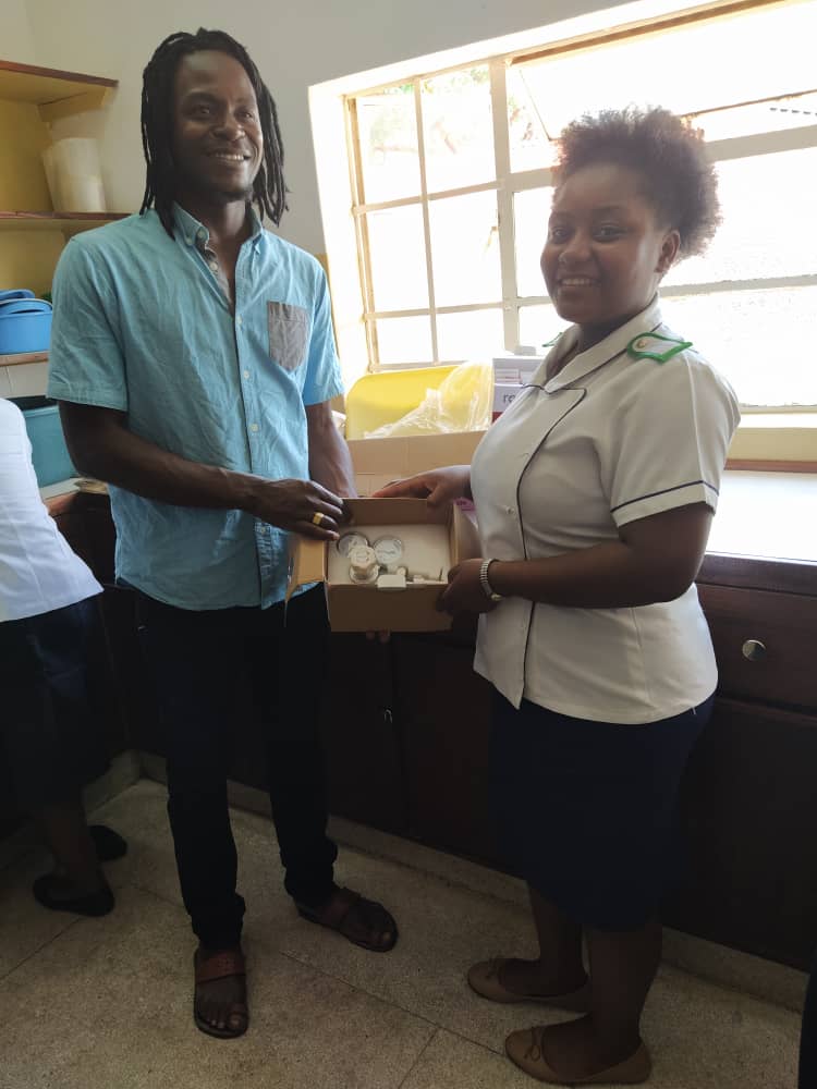 Blantyre Youths donate Medical equipment to QECH