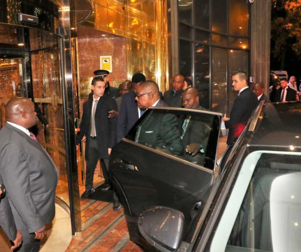 Malawi President Mutharika safely lands in Madrid- Spain for UN COP 25