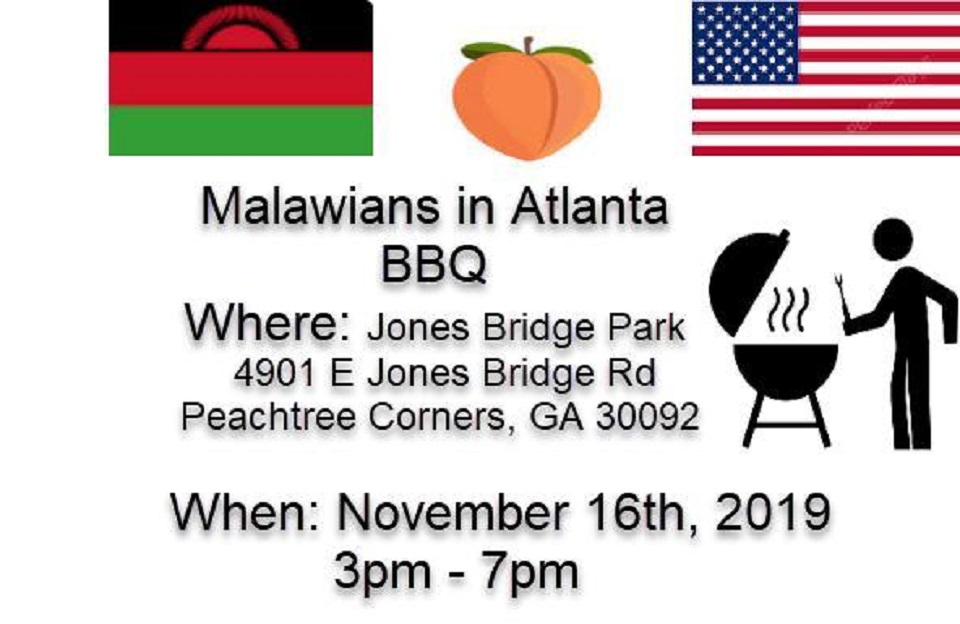 Malawians in Atlanta BBQ Meet and Greet set for November 16th