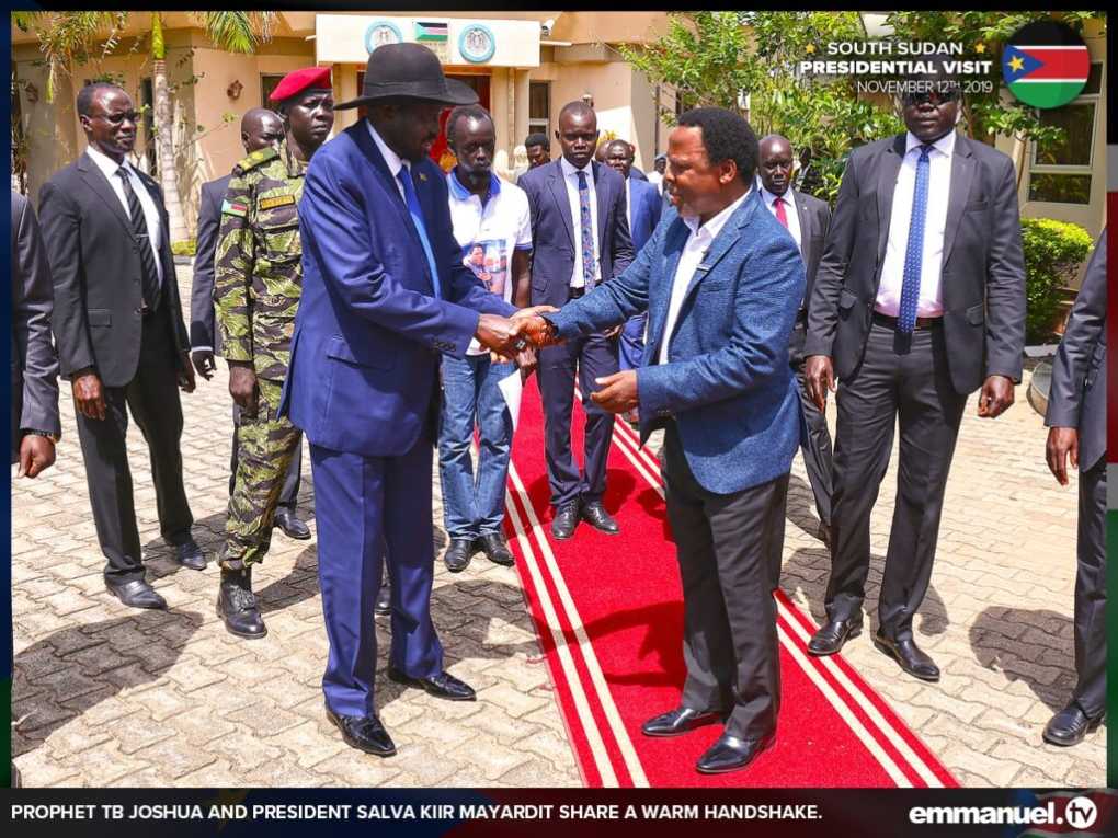 TB JOSHUA RELEASES VIDEO OF HIS PRESIDENTIAL VISIT TO SOUTH SUDAN
