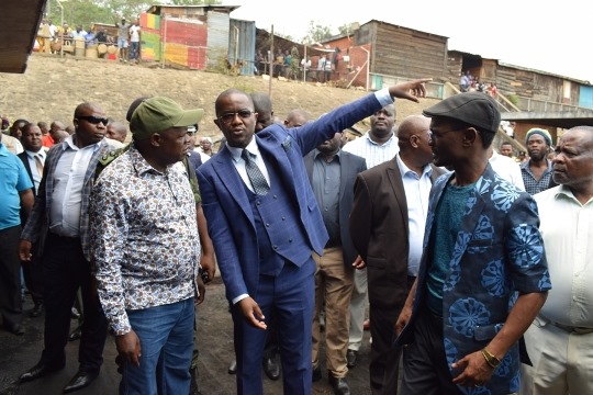 Malawi Vice President visited vendors who lost their merchandise to a fire
