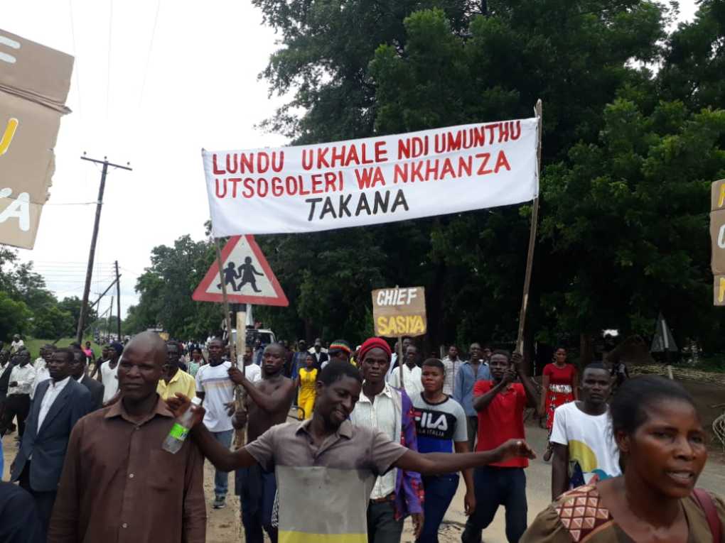 Chikwawa residents petition Malawi President Mutharika to reinstate Senior Chief Ngabu