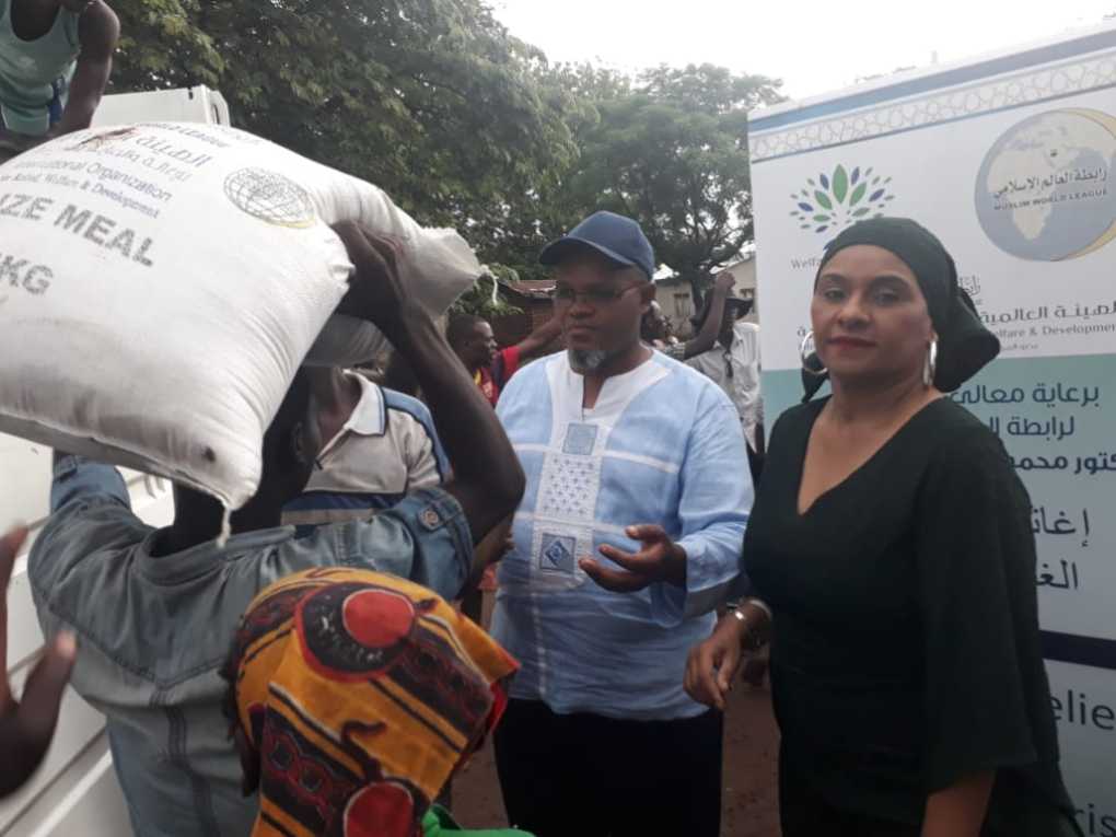 Food at last! Malawi’s legislator Abida Mia hails Muslim World League for feeding Chikwawa-Nkombezi constituents
