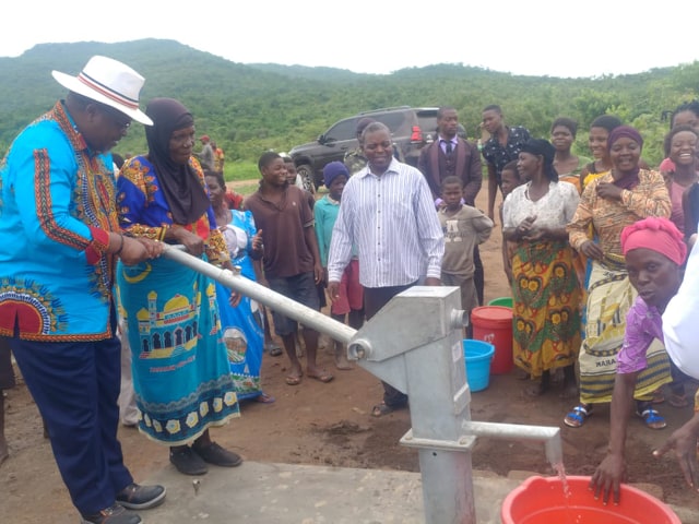 Clean water for Machinga Likwenu as Minister Msaka launches scores of water points