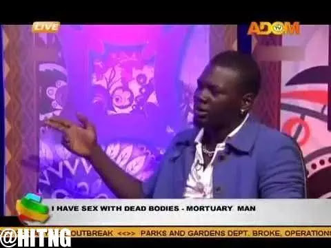 Ghanaian mortuary attendant confesses, ” I sleep with dead bodies to eliminates fear for the job”