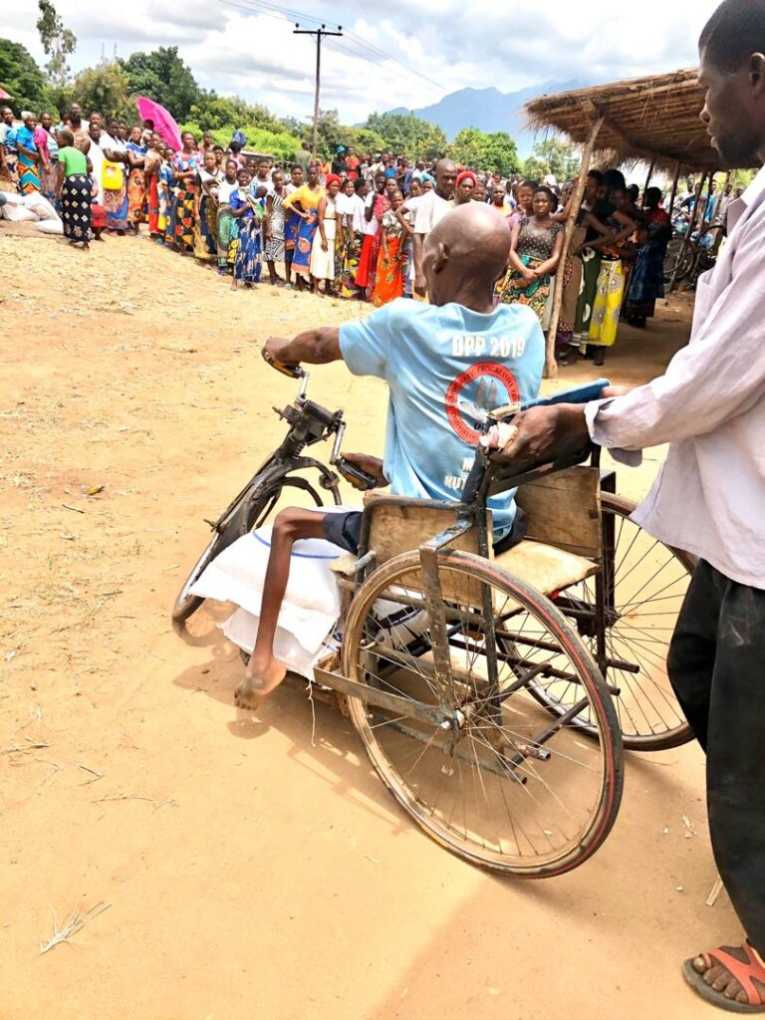 Prophet Bushiri amazed with thousands craving for his cheap maize in Phalombe