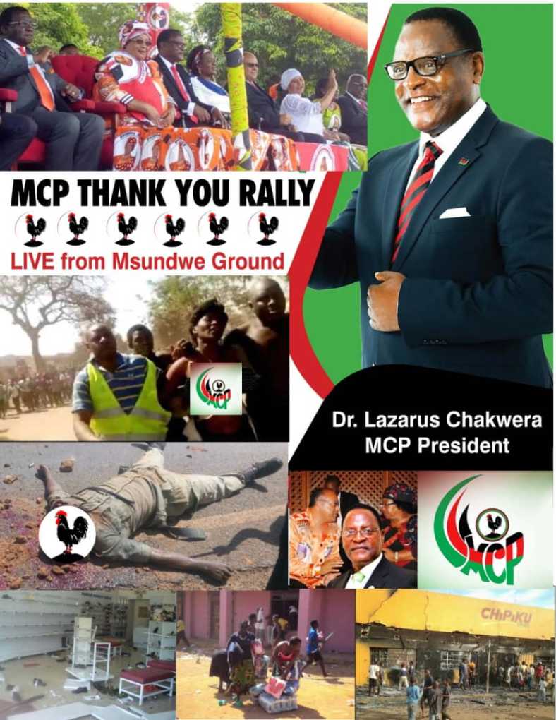 Chakwera, MCP are dragging MDF into their lawless acts