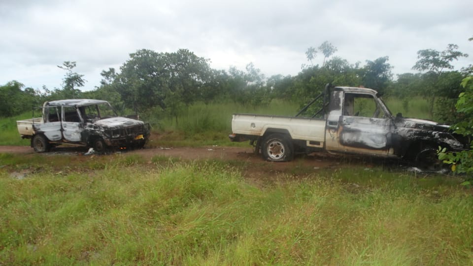 Angry mob set ablaze two African Park’s vehicles after elephant killed one in Malawi’s Nkhotakokota