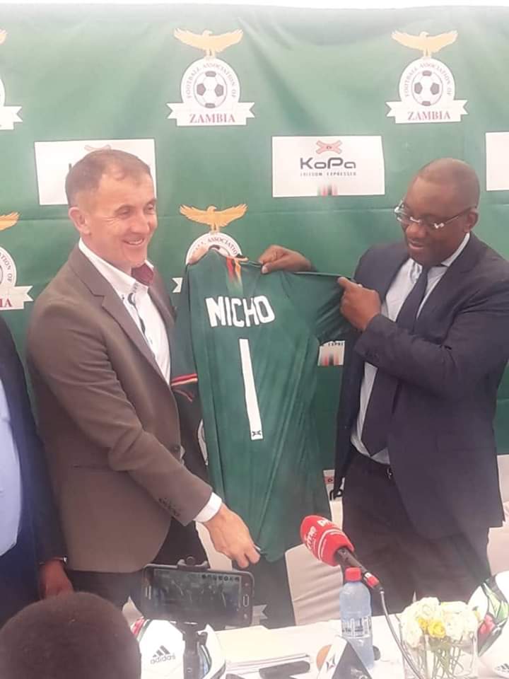 Zambian FA unveils Micho as Chipolopolo boys new coach