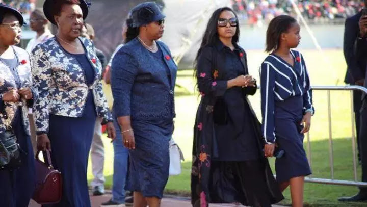 Former Kenyan President Moi’s children receive special gifts he left for them during Kabarak funeral