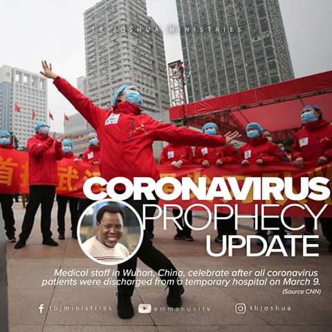 Prophet T.B Joshua’s prophecy on end of coronavirus is coming to pass