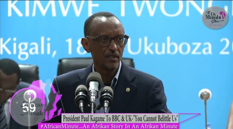 Video: Rwanda’s President Paul Kagame rebukes the BBC