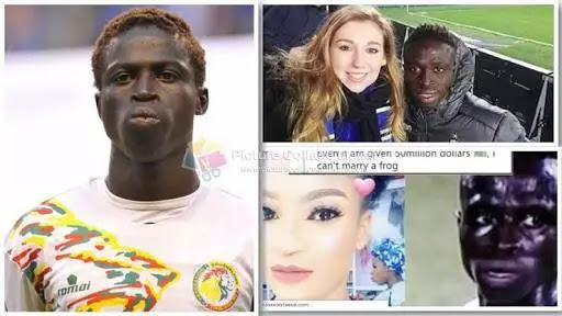 Meet world’s ugliest Belgian footballer Diatta who married to most beautiful wife