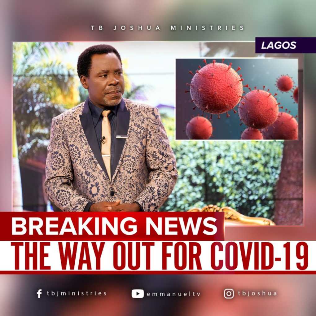 “Hardship Virus is More Dangerous Than Coronavirus” – TB JOSHUA