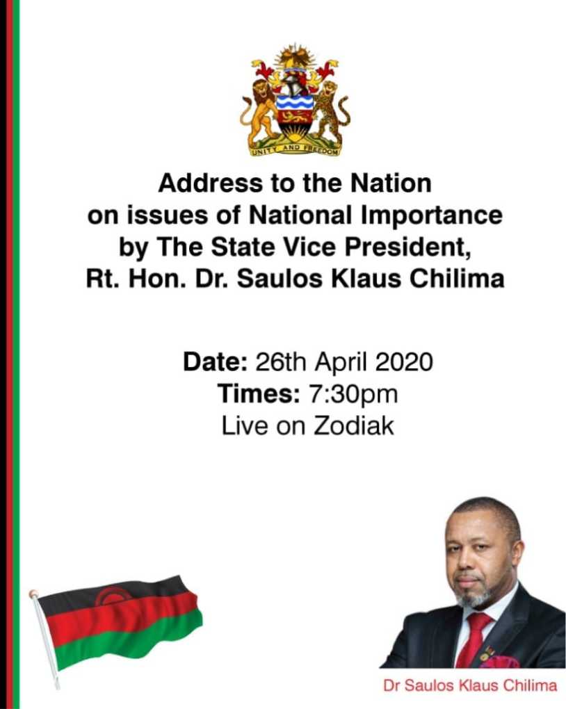 CHILIMA AND HIS SKILL FOR EMPTY STATEMENTS: “Like his unsanctioned address tonight”