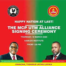 Political fever grips Blantyre city as MCP-UTM ‘grand’ alliance set to present nomination papers