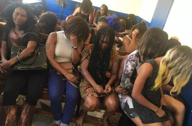 11 Ghanaian sex-workers arrested after their client falls to his death while in “action”