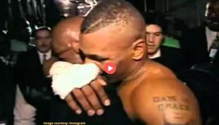 Rare footage emerges of Mike Tyson celebrating with Tupac Shakur the night was killed