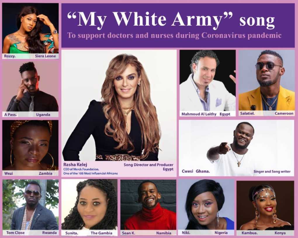 Merck Foundation Chief Rasha Kelej up with song to support medical workers during Covid-19 fight