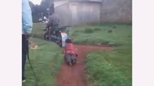 Three Kenyan officers arrested for dragging a half-naked woman behind motorbike