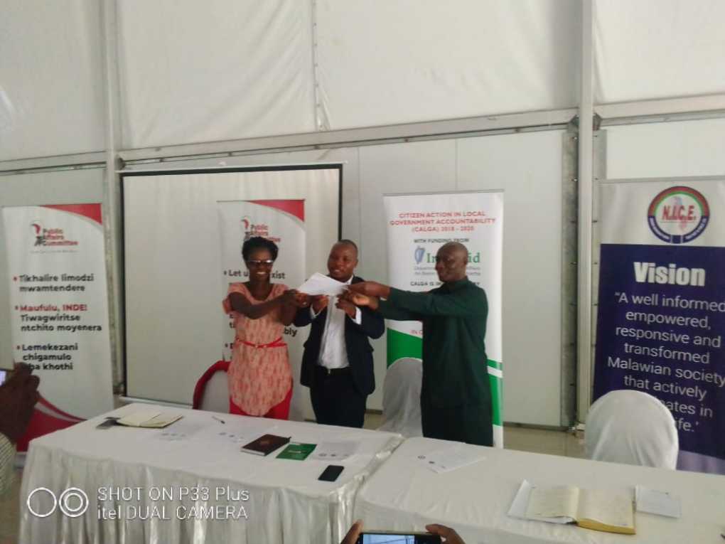 NICE Trust, CCJP, PAC into vigorous pact for credible Malawi fresh presidential polls; Sets 6,000 monitors