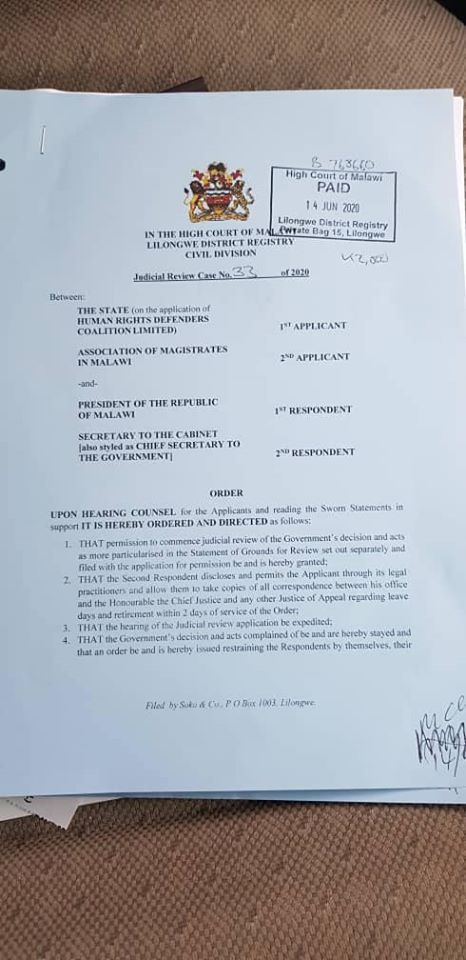 HRDC gets injunction against government’s decision to send Chief Justice on leave